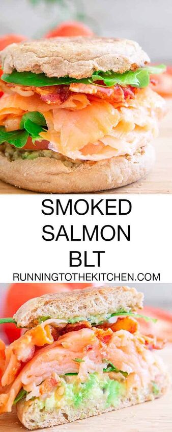 smoked salmon blt with avocado, Step up your BLT game with this smashed avocado smoked salmon BLT an easy and incredibly delicious breakfast or lunch