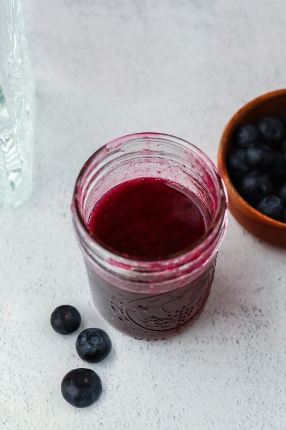 easy blueberry lemonade, blueberry syrup