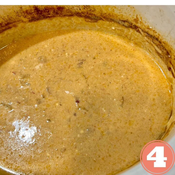 creamy crockpot chicken and salsa, Stir into a nice creamy salsa to pour over your chicken
