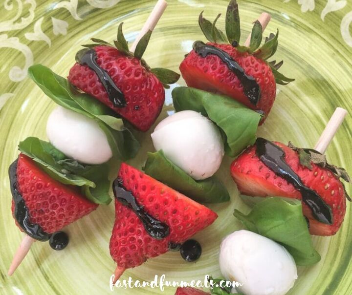 strawberry caprese skewers, Strawberry Caprese Skewers Featured Image