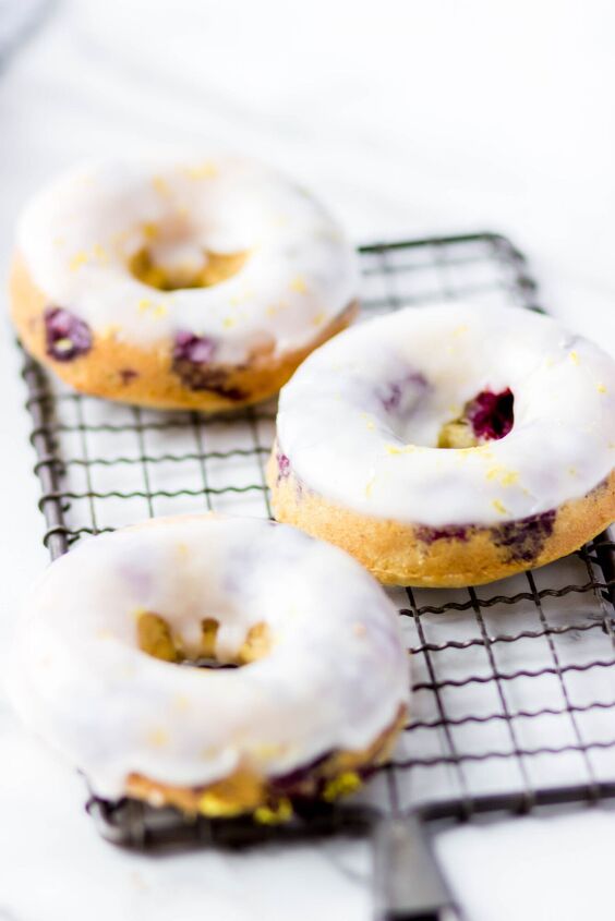 baked lemon blueberry donuts recipe, bundt cake recipes