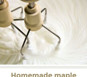 homemade maple whipped cream, Homemade maple whipped cream