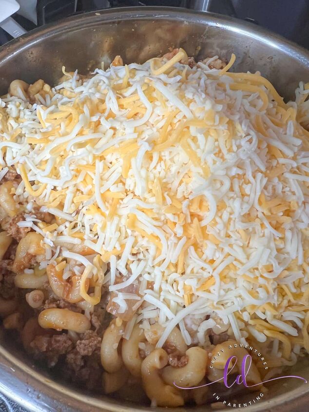 easy instant pot taco macaroni recipe, Add Cheese to Make Easy Instant Pot Taco Macaroni