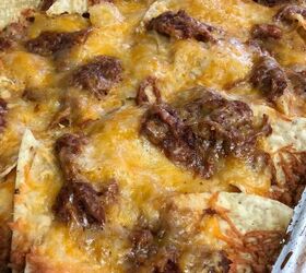 easy instant pot taco macaroni recipe, Barbecue Pulled Chicken and Pork Nachos Recipe