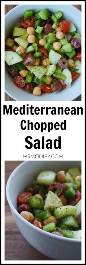 mediterranean chopped salad, Mediterranean Chopped Salad