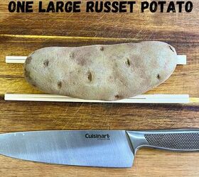 ww air fryer hasselback potatoes, Ready to slice