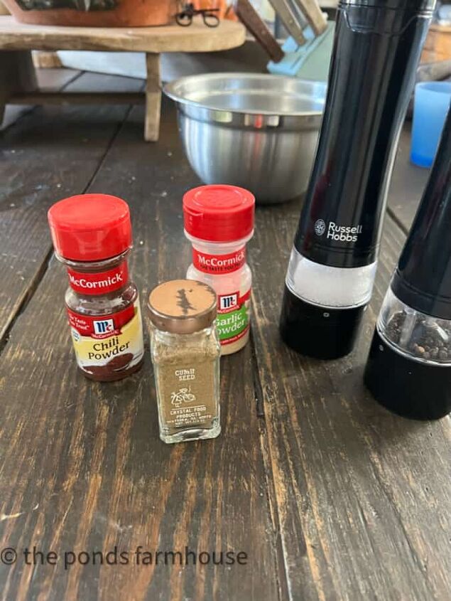 Spices that are included recipe