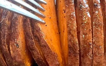 Air Fryer Hasselback Sweet Potato Recipe