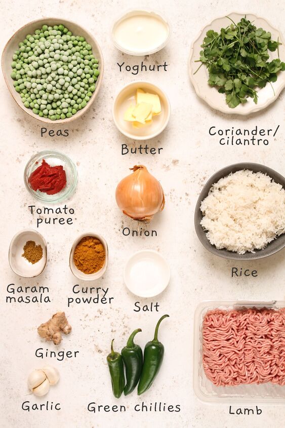 keema rice easy 20 minute recipe, Easy Lamb Keema Rice ingredients