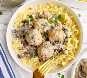 Our dinner suggestion: Chicken marsala meatballs