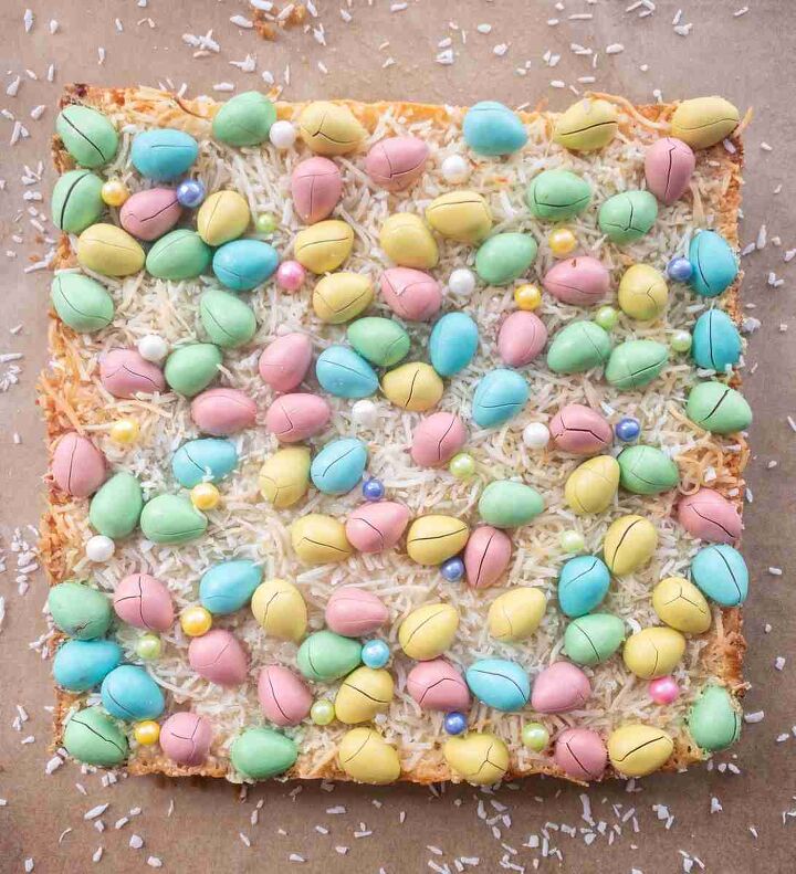 Mini Egg and Marzipan Easter Magic Bars | Foodtalk