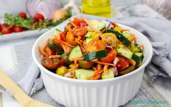 Marinated Zucchini Tomato Salad - Eat Mediterranean Food