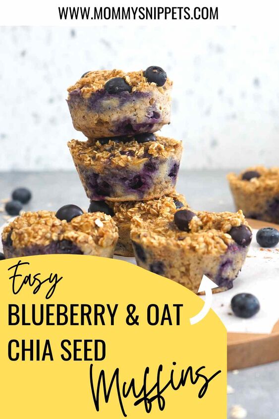 healthy oats and chia seed muffins with blueberries, healthy Oats and Chia Seed Muffins with Blueberries