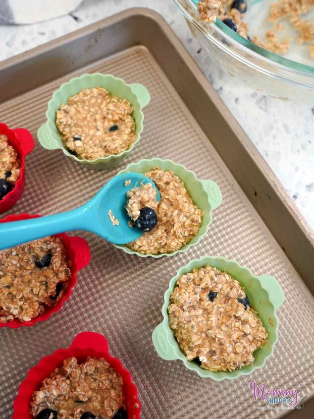 healthy oats and chia seed muffins with blueberries, fresh blueberries in chia seed muffins