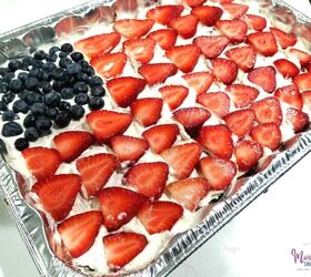 Happy Birthday America Cake: An Easy 4th of July Flag Cake!