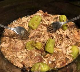 mississippi chicken crock pot meal, Mississippi chicken shredded in crock pot