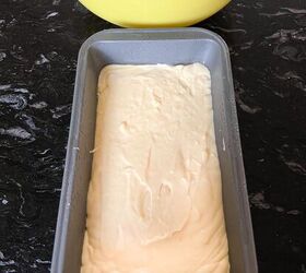 starbucks lemon loaf copycat recipe easy irresistible, Raw lemon loaf batter in pan ready for baking