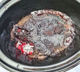 Put cake mix in a Crock-Pot for 2 hours for a delicious, 3-ingredient treat