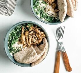 Chicken Hummus Bowls With Shawarma Spices