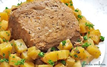 Pineapple Balsamic Pork Loin, Crock Pot Simple