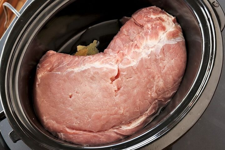 slow cooker pork carnitas, Pork loin roast in Crock Pot