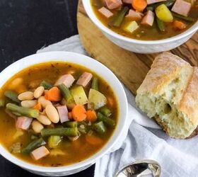 easy ham and green bean soup