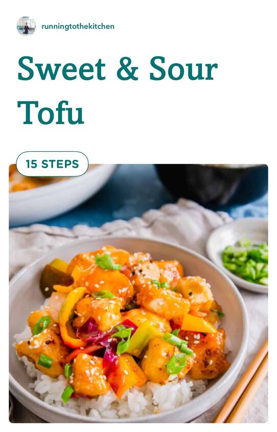 sweet and sour tofu, Make sweet and sour tofu easily at home in these simple steps