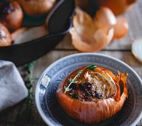 balsamic thyme whole roasted onions, These whole roasted onions are seasoned with sweet balsamic vinegar and fresh thyme The long roast time leaves them soft and buttery almost melting in your mouth with each bite