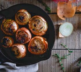 balsamic thyme whole roasted onions, Whole roasted onions make a great side dish especially perfect for a nice steak dinner
