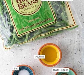 roasted frozen green beans, The ingredients you need for this recipe