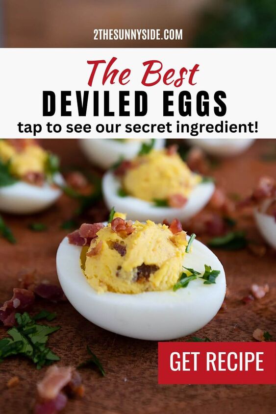 Pinterest Image The Secret to the Best Deviled Eggs