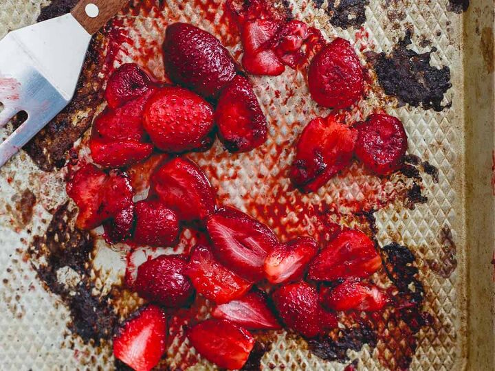 roasted strawberry basil milkshake, Roasting strawberries brings an added sweetness to this milkshake perfect for Valentine s Day and spring