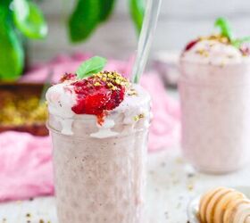 Roasted Strawberry Basil Milkshake Foodtalk