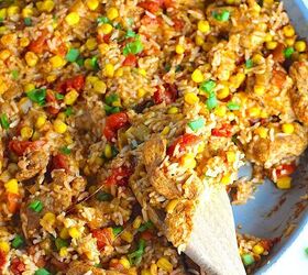 Mexican Marinated Chicken and Rice Skillet