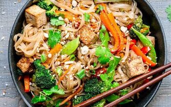 Vegan Pad Thai With Marinated Tofu