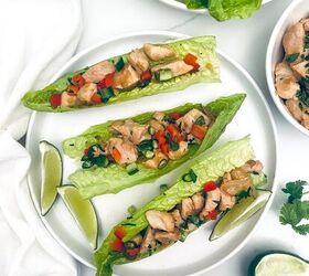 15-Minute Thai Chicken Lettuce Wraps