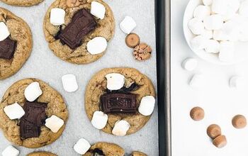 Salted Caramel S'mores Cookies