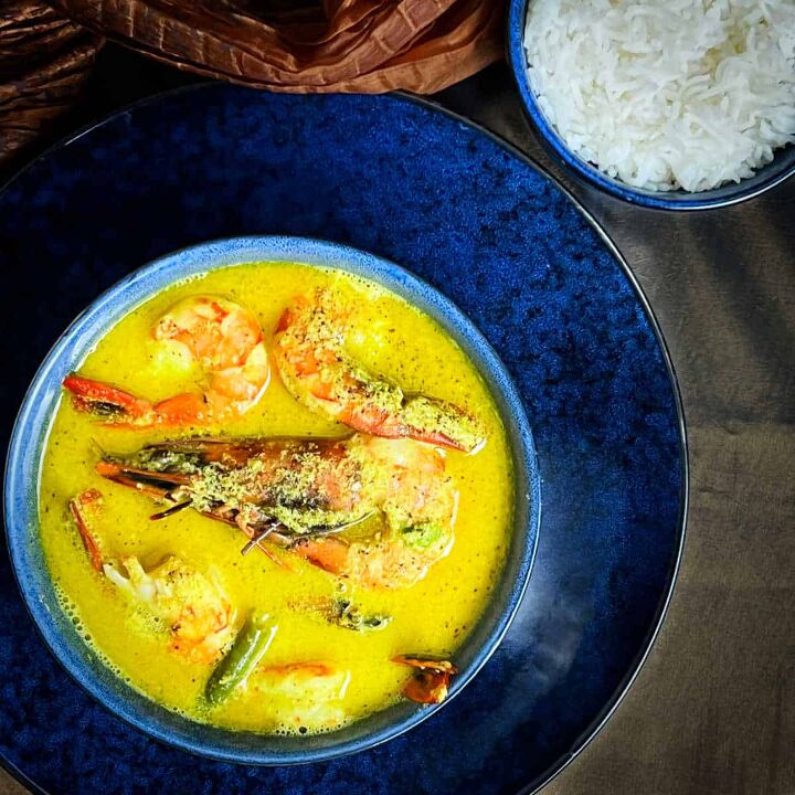 easy shrimp coconut curry in instant pot, shrimp coconut curry