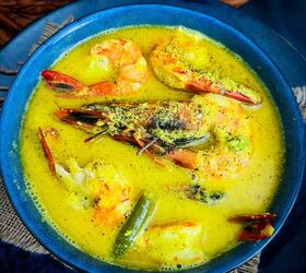 easy shrimp coconut curry in instant pot, prawn curry