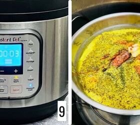 easy shrimp coconut curry in instant pot, pressure cook in instant pot