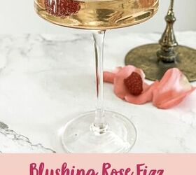 blushing rose fizz cocktail mocktail, blushing rose fizz cocktail mocktail for Valentine s Day or Mother s Day