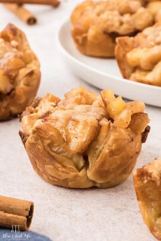mini apple pie bites with puff pastry, Mini apple pie with puff pastry