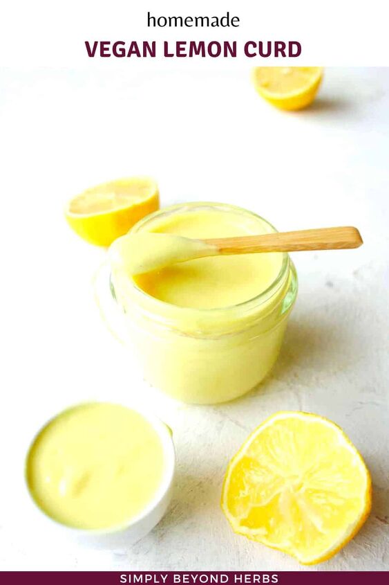 easy vegan lemon curd, eggless lemon curd