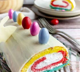 easter cake roll, Easter Cake Roll complete