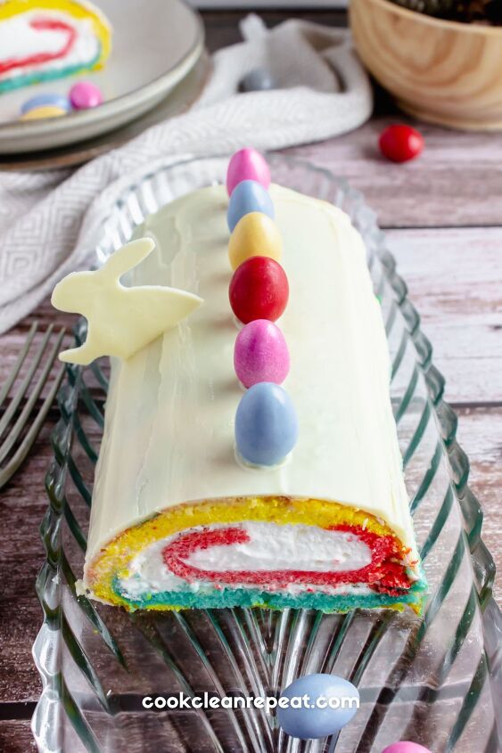 easter cake roll, Easter cake roll completed