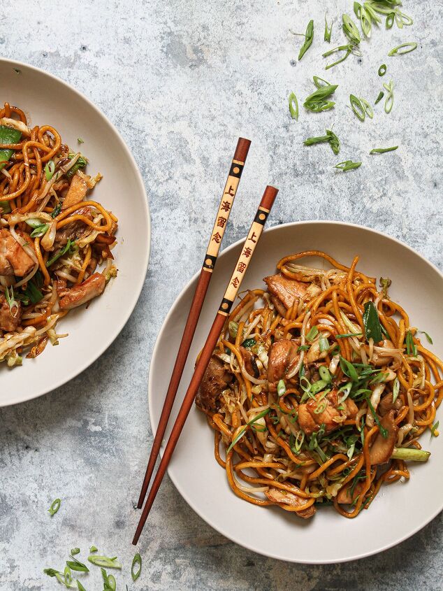 singapore chow mein singapore noodles, Chicken Chow Mein
