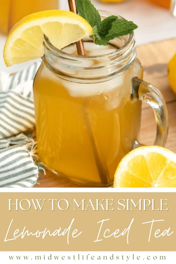 How To Make Simple Lemonade Iced Tea | Foodtalk