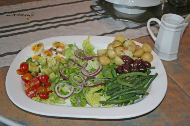 on the menu california style salade nicoise, CA style nicoise salad 1