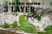 on the menu california style salade nicoise, On the menu 3 layer salad