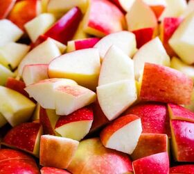 easy instant pot applesauce recipe, chopped Fuji apples